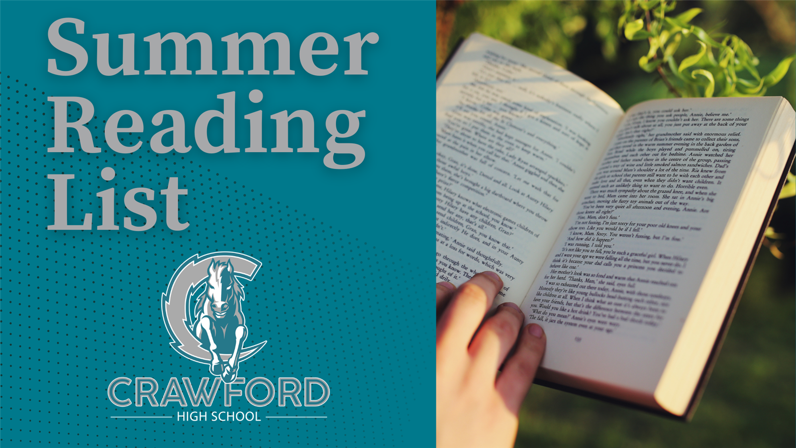  Summer Reading Information